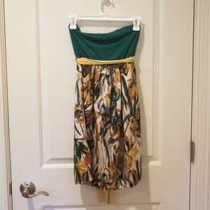 Miuse strapless mini dress